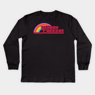 Rainbow Corridor Kids Long Sleeve T-Shirt